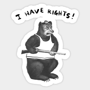 I Have Rights! Sticker